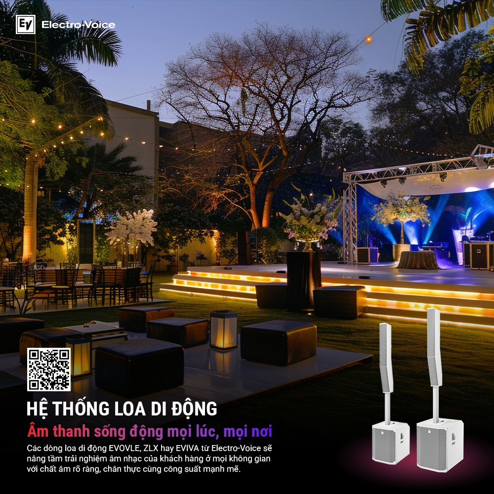 loa biểu diễn evolve 70 banner