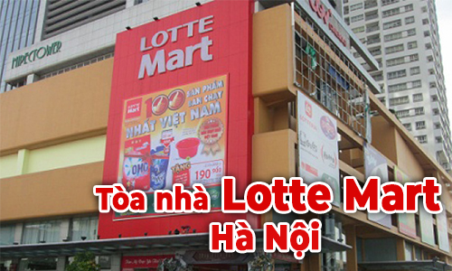 Hệ thống âm thanh thông báo trung tâm thương mại, siêu thị Lotte Mart Cầu Giấy Hà Nội