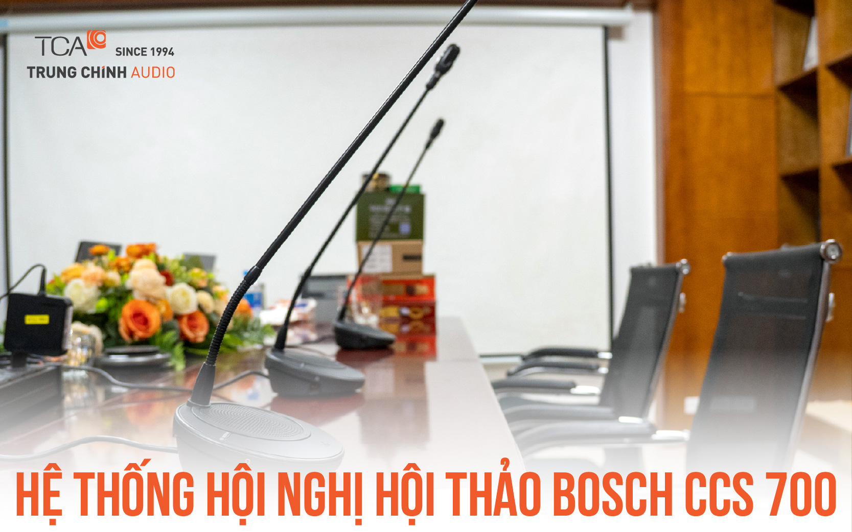 Hệ thống hội nghị hội thảo Bosch CCS 700
