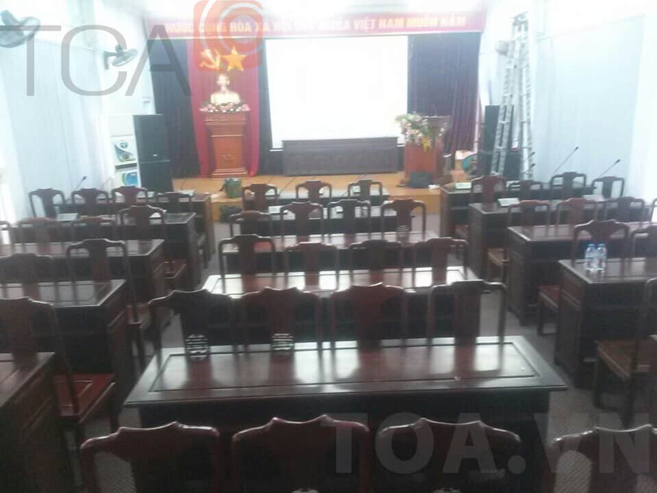 Âm thanh hội thảo phòng họp TOA tại UBND tỉnh Bắc Ninh