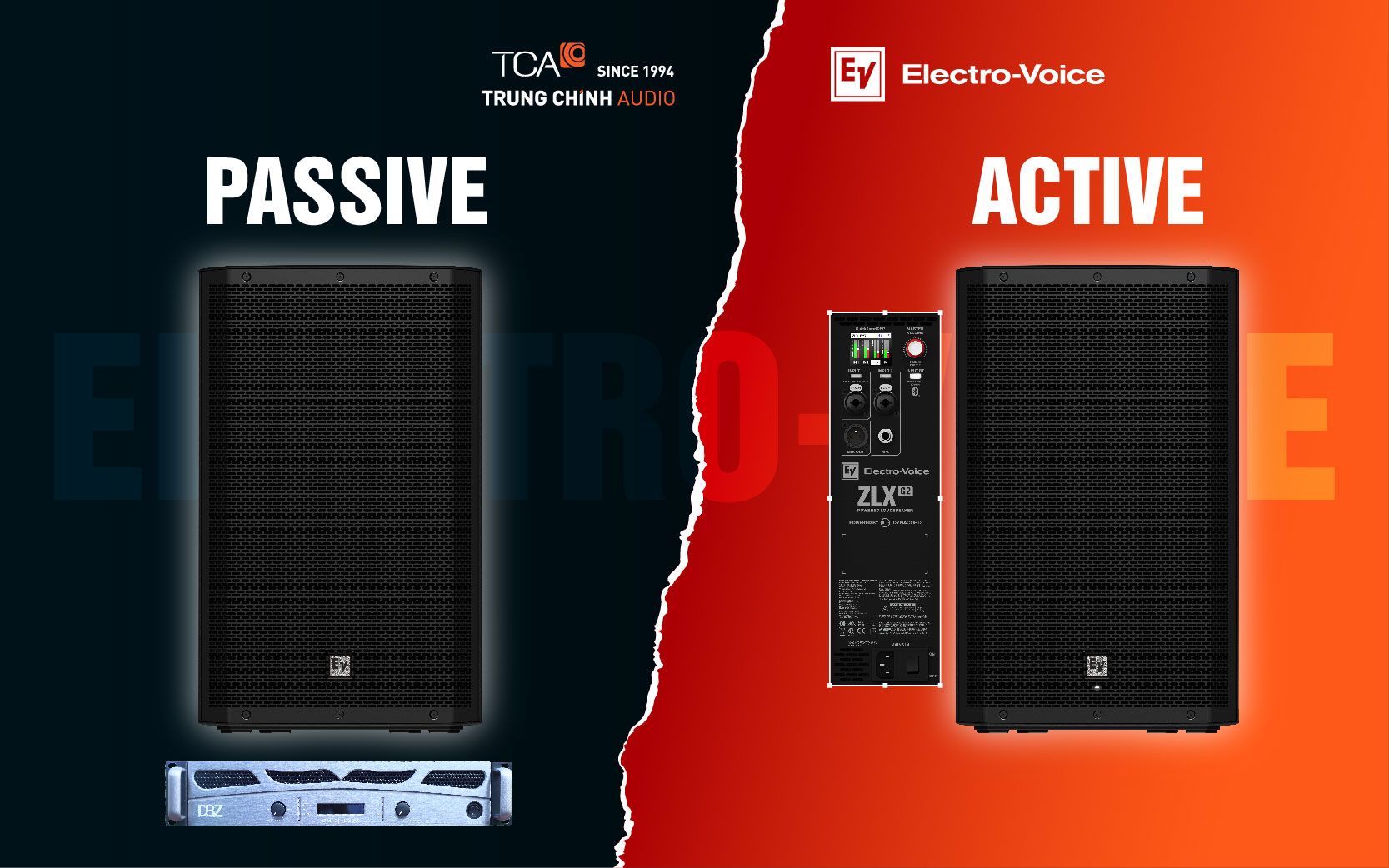 Loa ZLX G2 passive và active