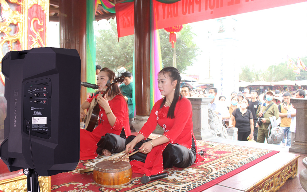 Loa EVIVA Electro-Voice tái hiện âm thanh linh thiêng Chầu Văn, Hầu Đồng