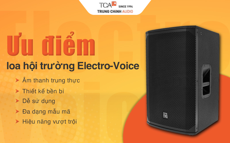 Ưu điểm của loa hội trường Electro-Voice