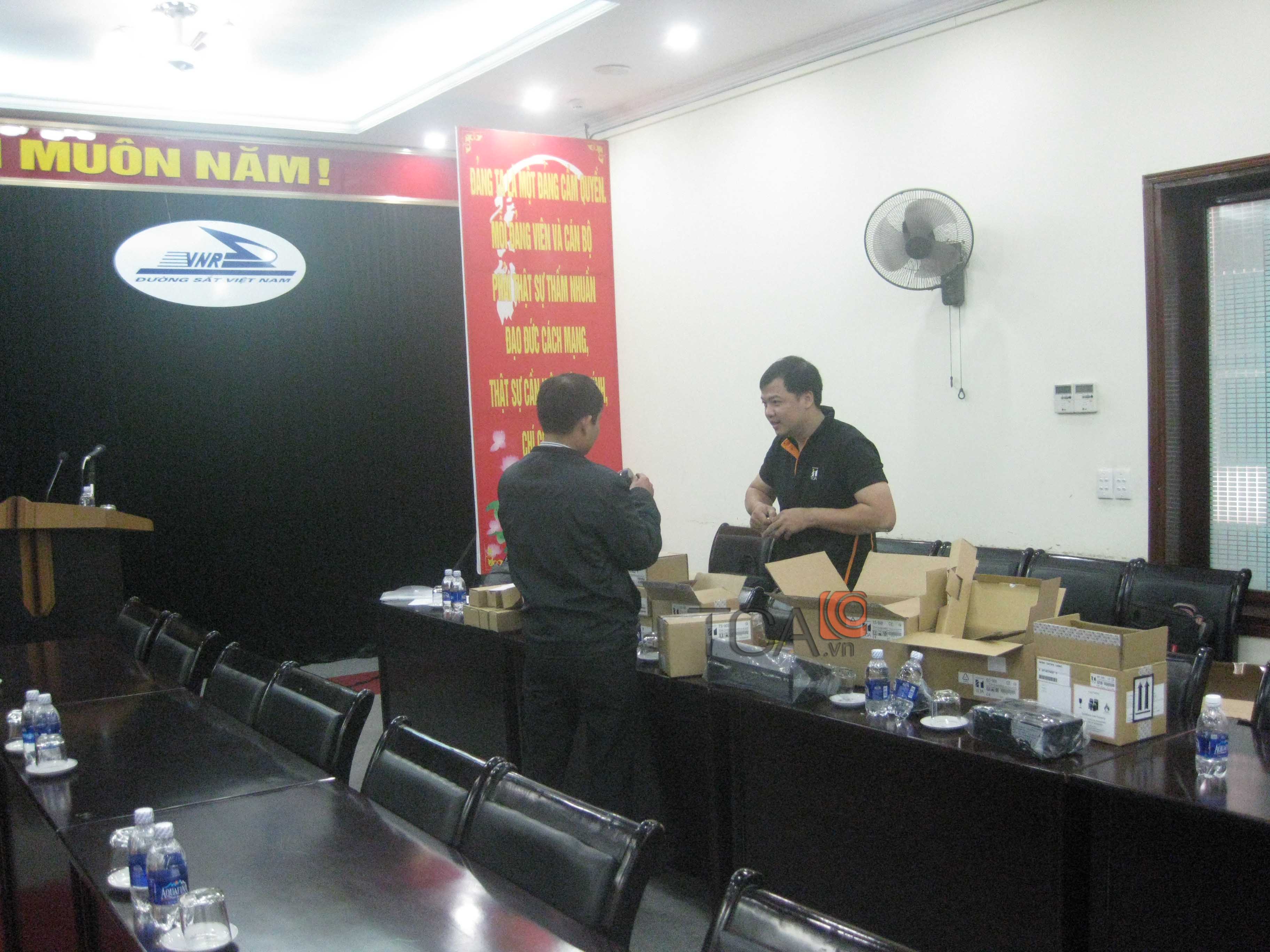 Hệ thống âm thanh hội thảo Công ty TNHH MTV thông tin tín hiệu đường sắt Hà Nội