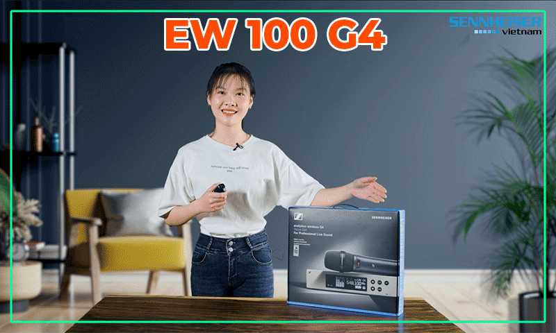 Sennheiser Vietnam giới thiệu Micro không dây EW 100 G4-865