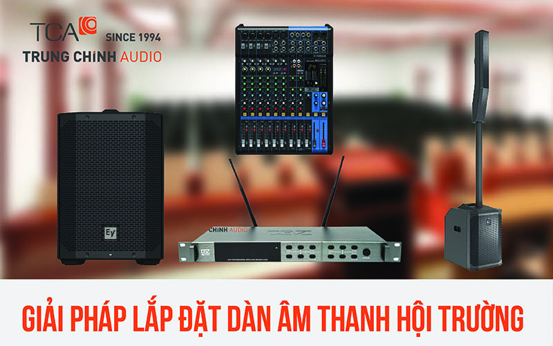 Giải pháp lắp đặt dàn âm thanh hội trường