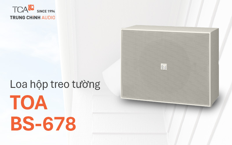 Loa hộp treo tường TOA BS-678