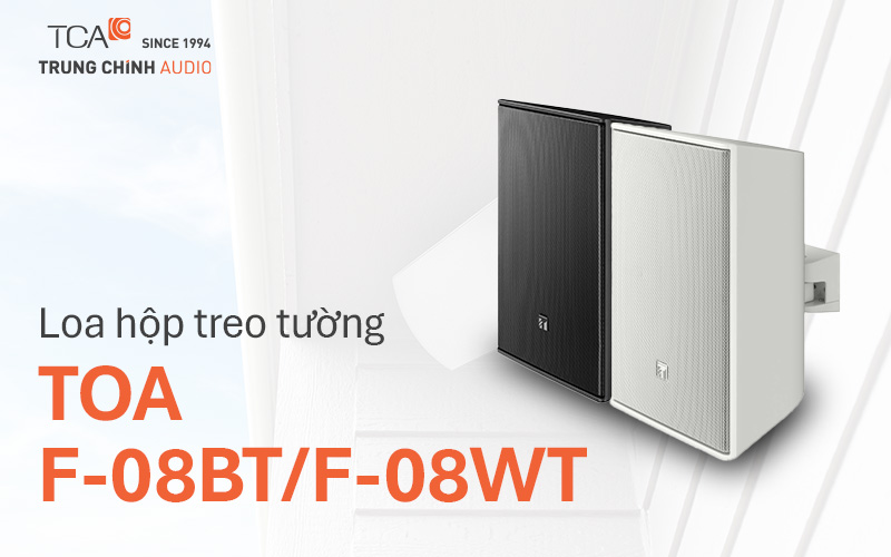 Loa hộp treo tường TOA F-08BT/F-08WT