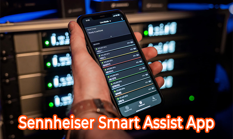 Sennheiser Smart Assist - App điều khiển micro EW D 835 trên điện thoại