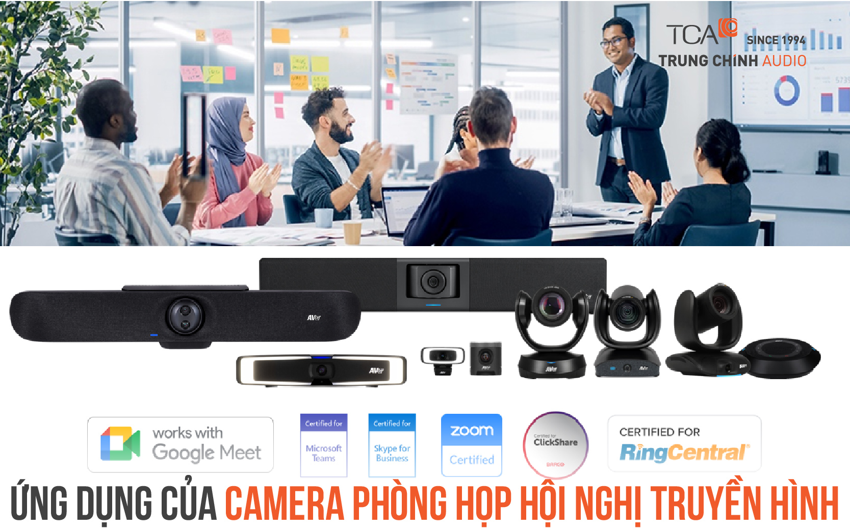 Camera phòng họp hội nghị truyền hình
