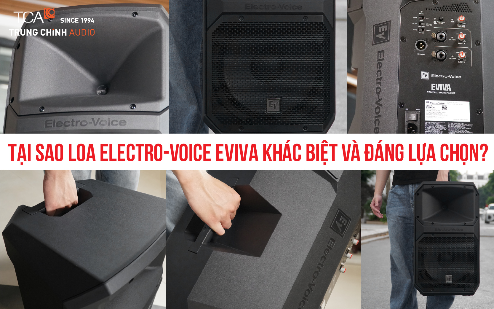 Thiết kế loa Electro-Voice EVIVA khác biệt và đáng lựa chọn