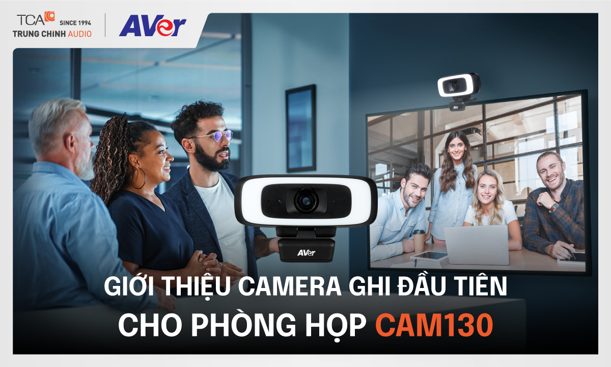 Giới thiệu camera ghi đầu tiên cho phòng họp CAM130