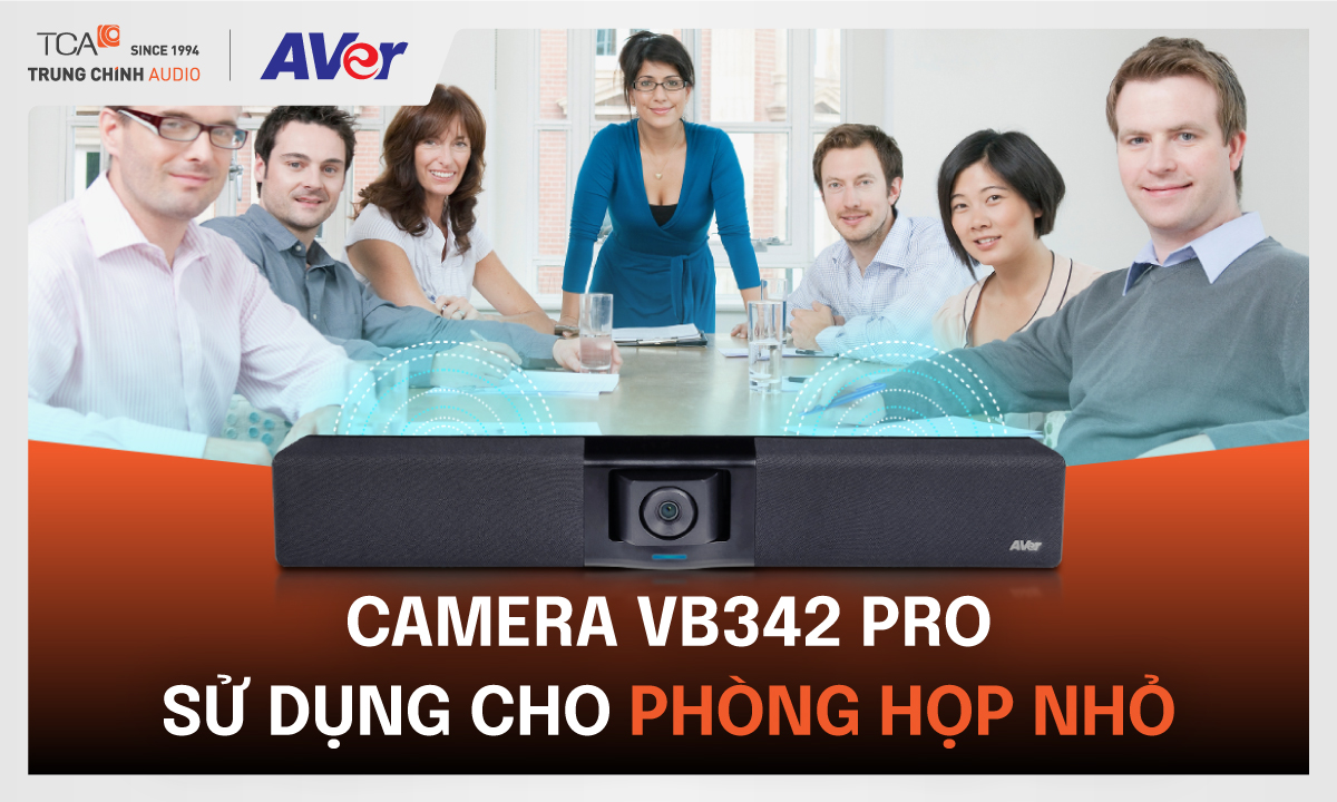 Camera VB342 Pro sử dụng cho phòng họp nhỏ