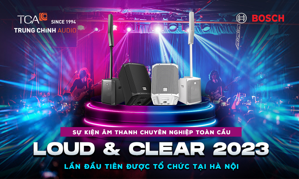 Sự kiện âm thanh chuyên nghiệp toàn cầu “Loud & Clear 2023” lần đầu tiên được tổ chức tại Hà Nội