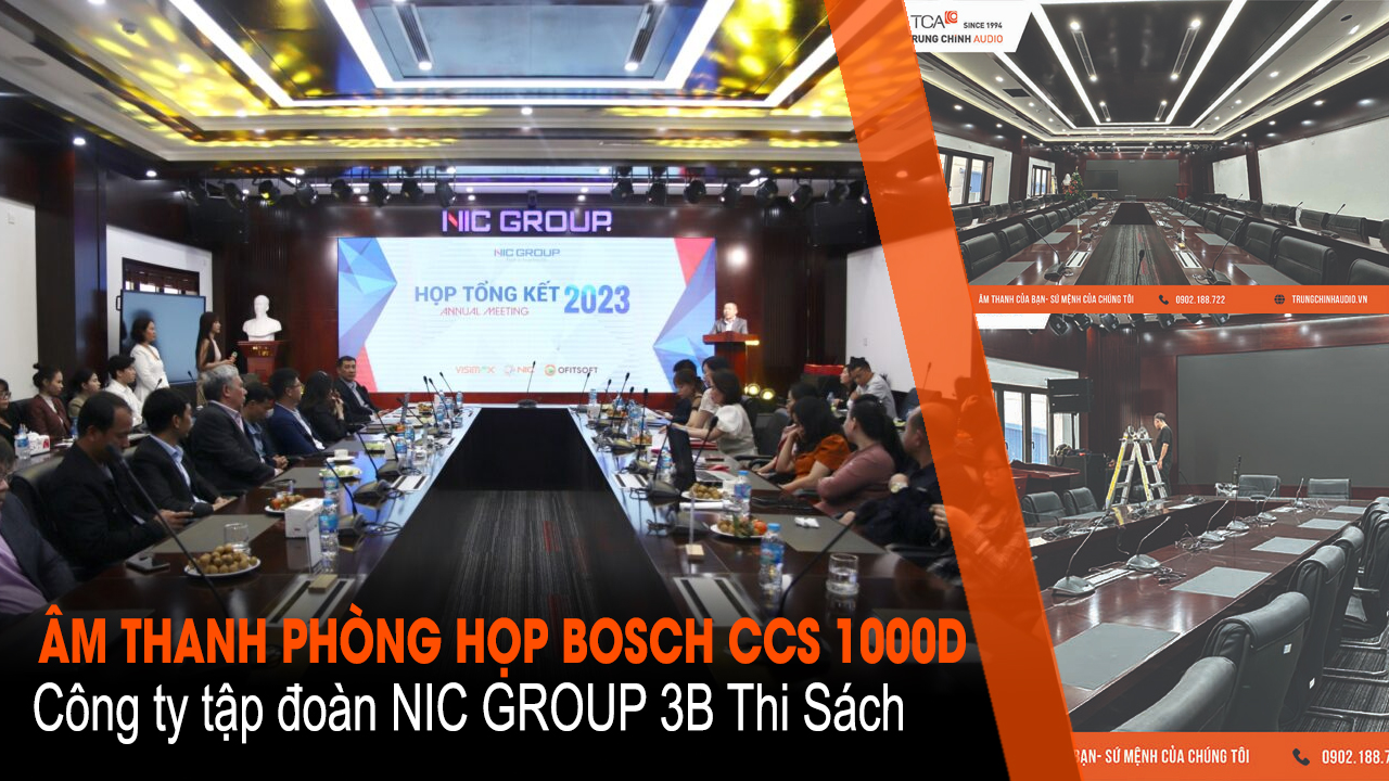 Trung Chính Audio lắp đặt hệ thống âm thanh ánh sáng chuyên nghiệp tại dự án NIC Group