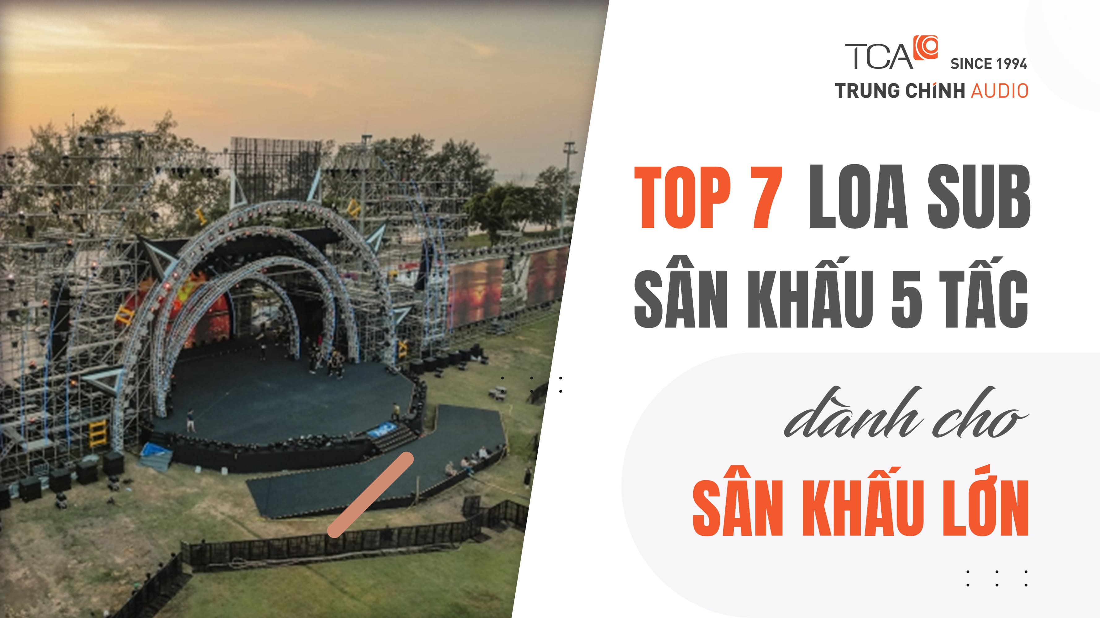 TOP 7 loa sub sân khấu 5 tấc dành cho sân khấu lớn