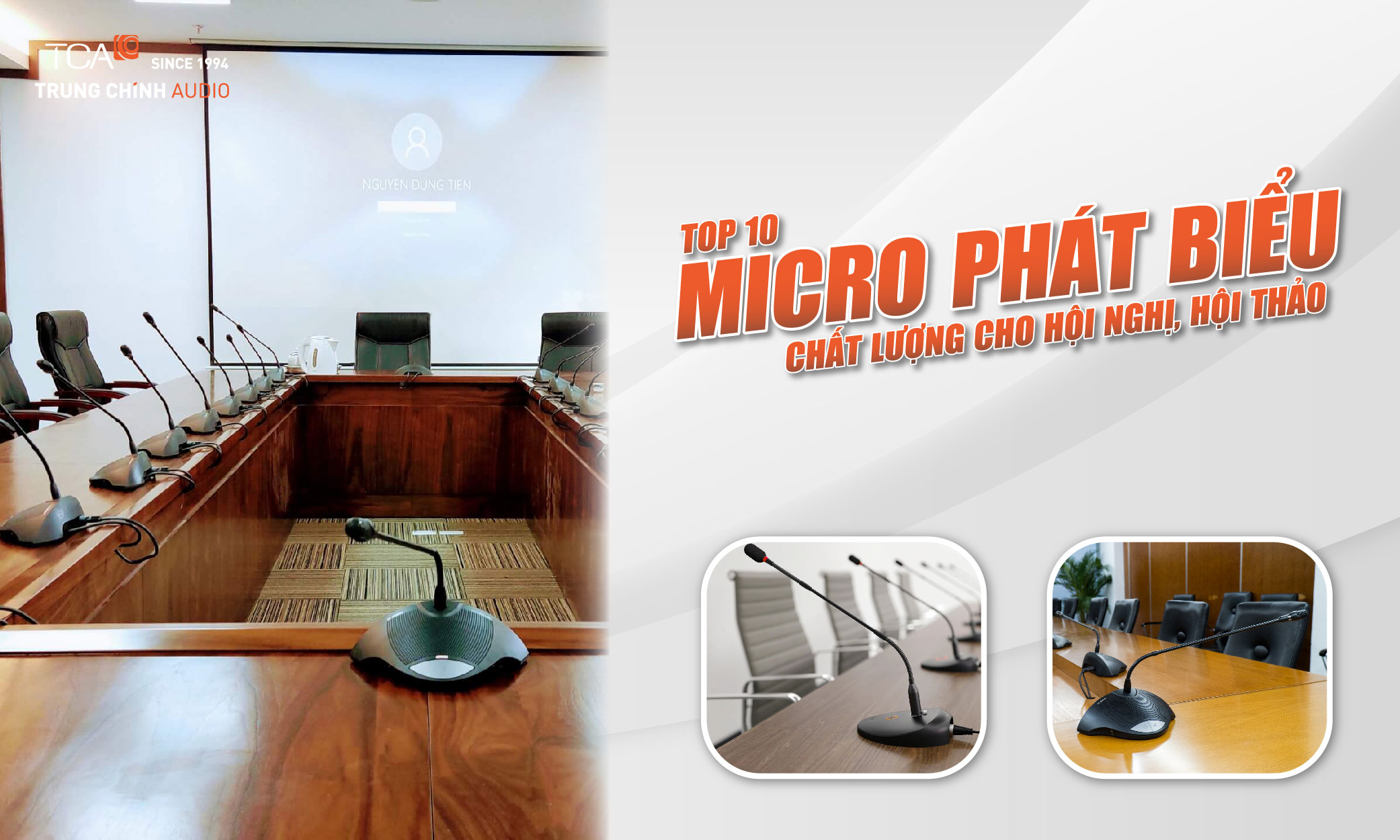 TOP 10 Micro phát biểu chất lượng cho hội nghị, hội thảo