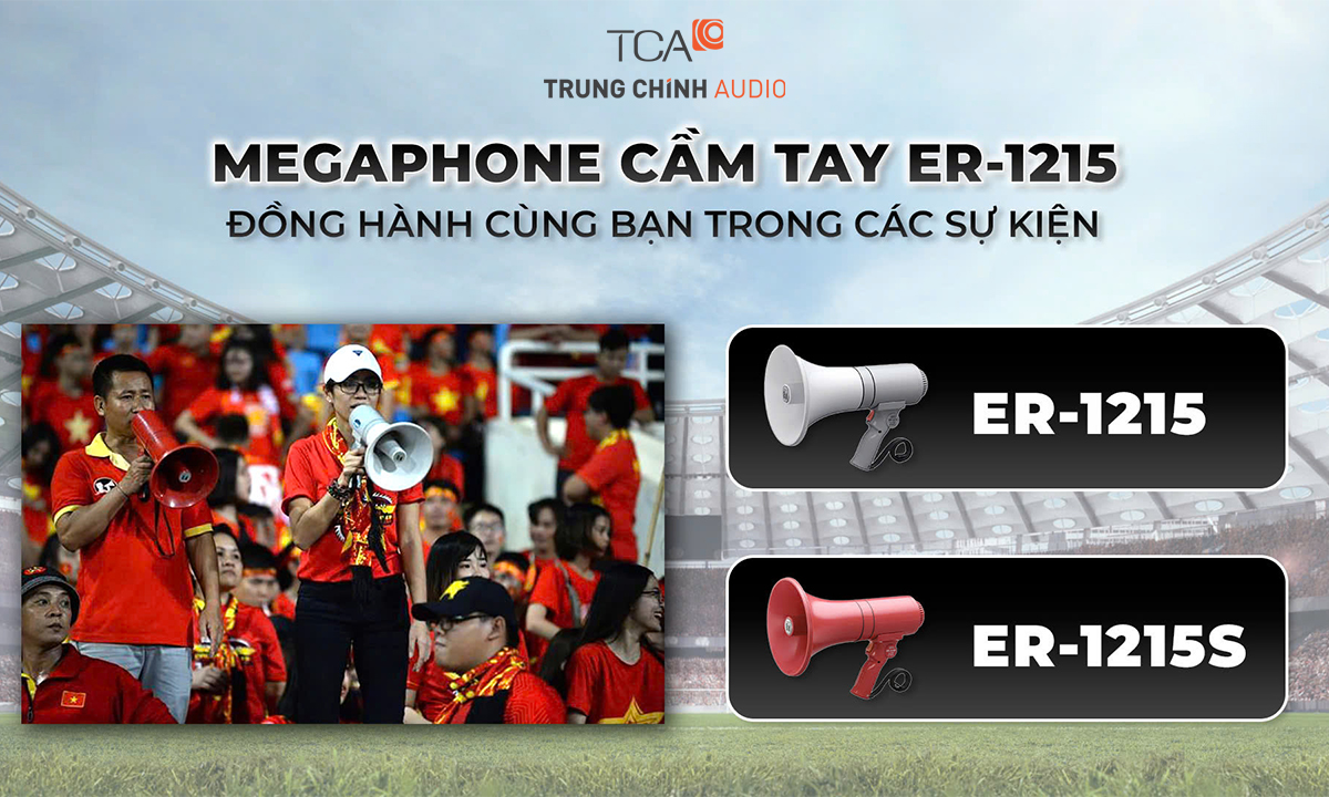 Loa TOA ER-1215: Loa cầm tay hiệu quả cho sự kiện và hoạt động ngoài trời