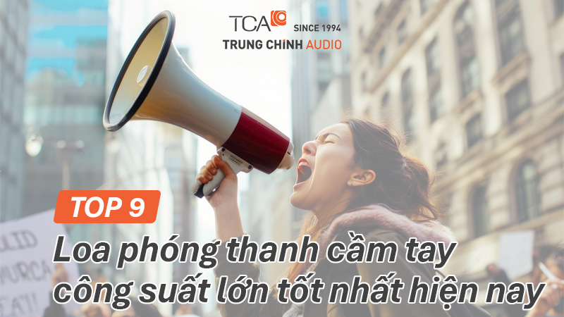 TOP 9 Loa phóng thanh cầm tay công suất lớn tốt nhất hiện nay