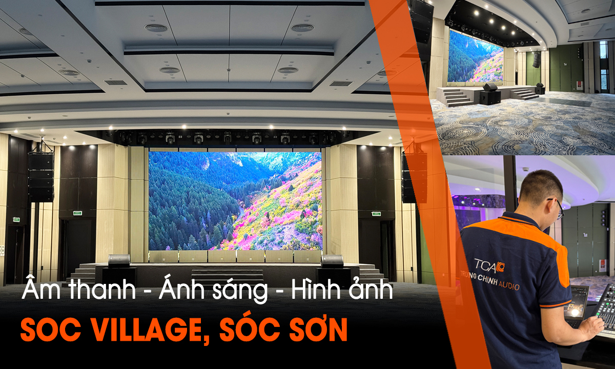 Lắp đặt âm thanh tại Soc Village (Làng Sóc) - Trung tâm chăm sóc người cao tuổi Ngọc Hà