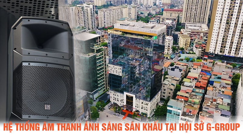 Hệ thống âm thanh ánh sáng sân khấu tại Hội Sở G-Group: nâng tầm không gian hội nghị F88