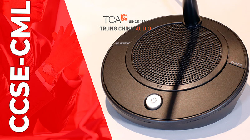 Vận hành hệ thống Bosch CCS700 hiệu quả: Cẩm nang cho chủ tọa