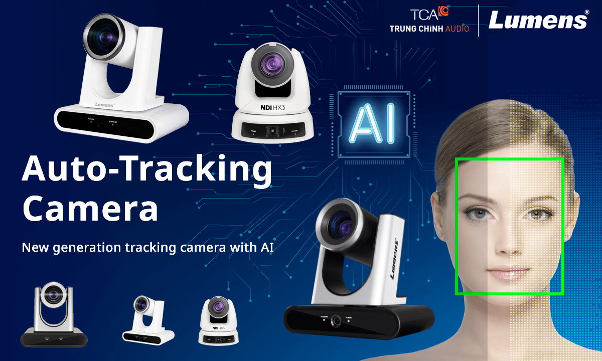 Lumens giới thiệu 10 mẫu Camera Auto Tracking mới nhất 2025