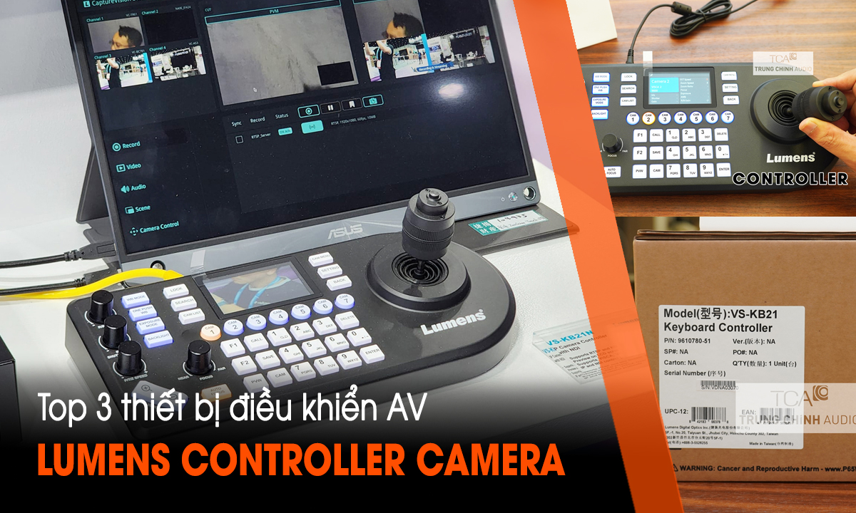 Top 3 Lumens Controller - Thiết bị điều khiển camera PTZ chuyên nghiệp
