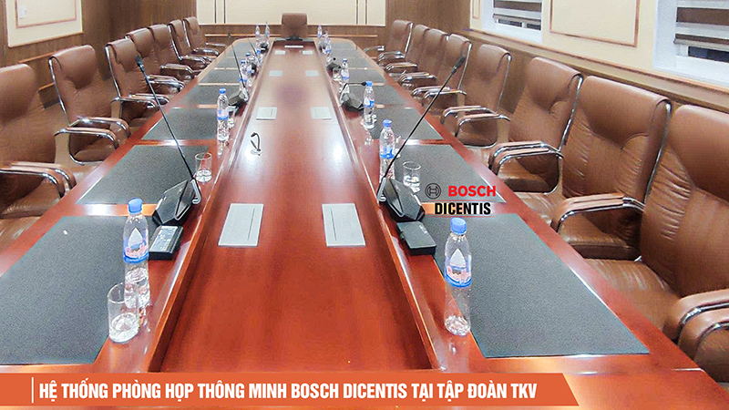 Lắp đặt hệ thống Bosch DICENTIS không dây tại công ty Thành Viên Tập Đoàn TKV