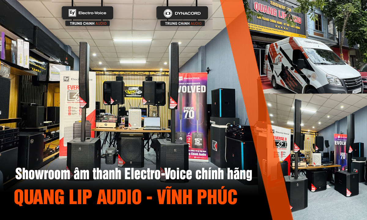 Quang Lip Audio - Showroom âm thanh chính hãng tại Vĩnh Phúc