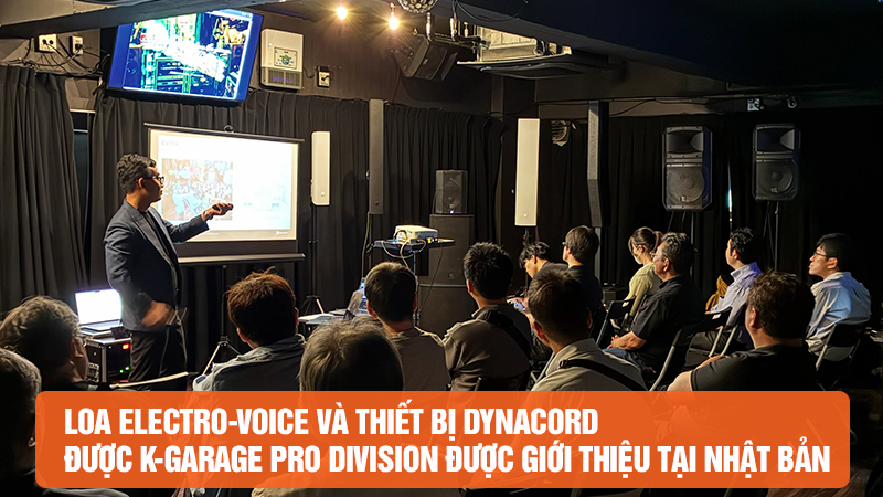 Electro-Voice và Dynacord được K-Garage Pro Division giới thiệu tại Nhật Bản
