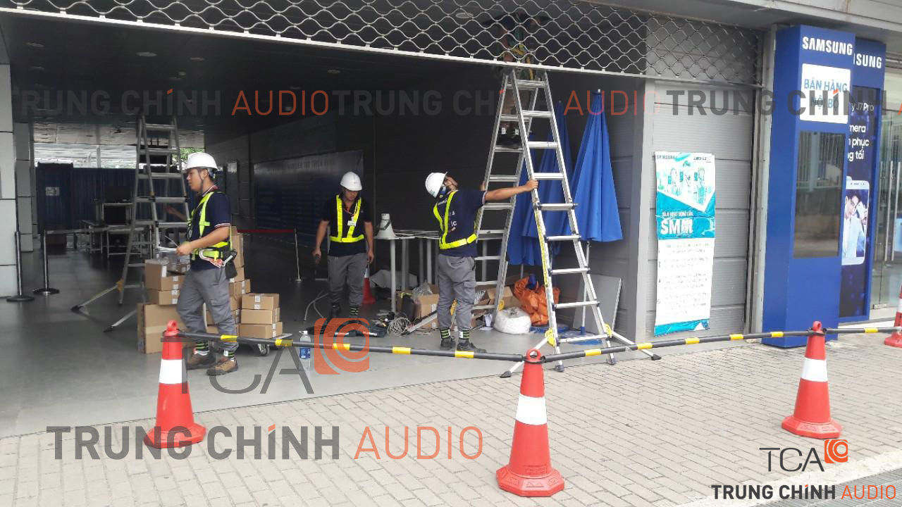 Lắp đặt hệ thống âm thanh thông báo IP tại nhà máy Samsung Bắc Ninh, Thái Nguyên