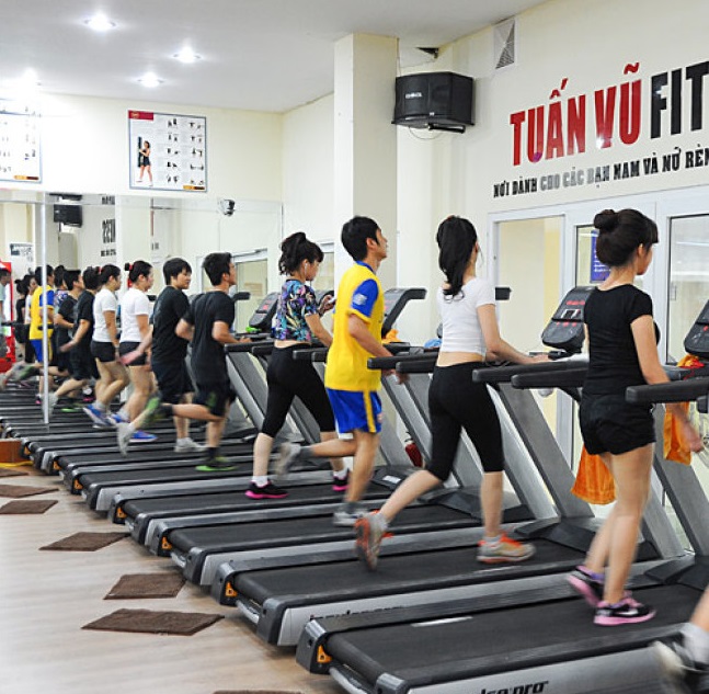 Hệ thống âm thanh loa BMB cho phòng tập GYM tại: Tuấn Vũ Fitness, Hà Nội
