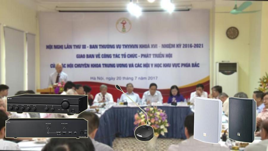 Lắp đặt hệ thống âm thanh hội thảo TOA tại Tổng Hội Y Học Việt Nam