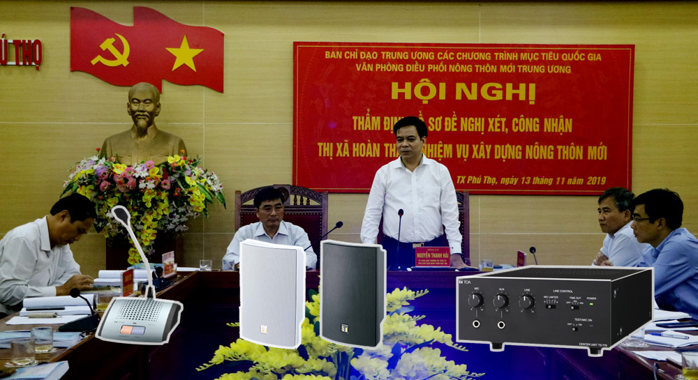 Lắp đặt hệ thống âm thanh phòng họp hội nghị tại Sở Nông Nghiệp tỉnh Phú Thọ