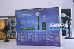 Bộ thu và phát kèm micro không dây cầm tay Shure SLX24A/Beta87