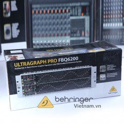 ULTRAGRAPH PRO FBQ6200 Audiophile 31-Band Stereo Graphic Equalizer with FBQ Feedback Detection System