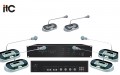 Hệ thống âm thanh hội thảo ITC TS-0604 128 micro có chức năng bỏ phiếu