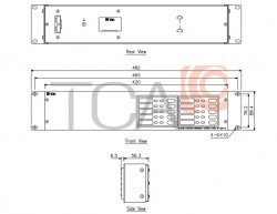 Bảng điều khiển khẩn cấp TOA EP-029-10 EC