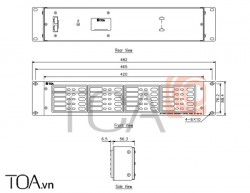 Bảng điều khiển khẩn cấp TOA EP-029-20 EC