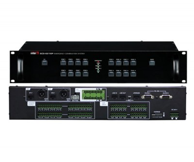 Bộ điều khiển trung tâm chọn 16 vùng Inter-M ECS-6216P
