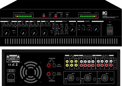 Amplifier Karaoke ITC T-2080K T-2120K T-2240K