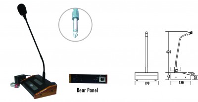 Microphone cổ ngỗng ITC T-521A