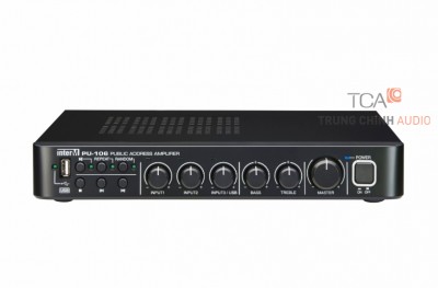 Amply kèm bộ trộn 60W có tích hợp USB Inter-M PU-106