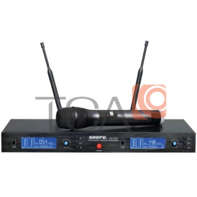 Bộ micro không dây hai micro cổ ngỗng hội thảo Shupu USP-20D