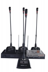 Bộ micro không dây bốn micro cổ ngỗng hội thảo Shupu VSP-400