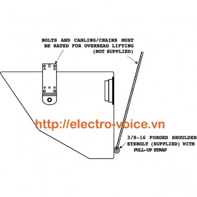 Bộ giá treo loa Electro-Voice EVI-15MB