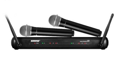 Bộ thu và phát đôi kèm micro không dây cầm tay Shure SVX288/PG28 Dual