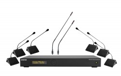 Hệ thống âm thanh hội thảo Shure DDS 5900 250 đại biểu chủ tịch