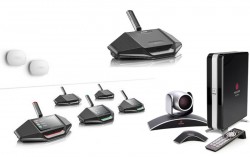 Hệ thống âm thanh hội thảo trực tuyến Dicentis và hệ thống hội nghị Polycom HDX7000